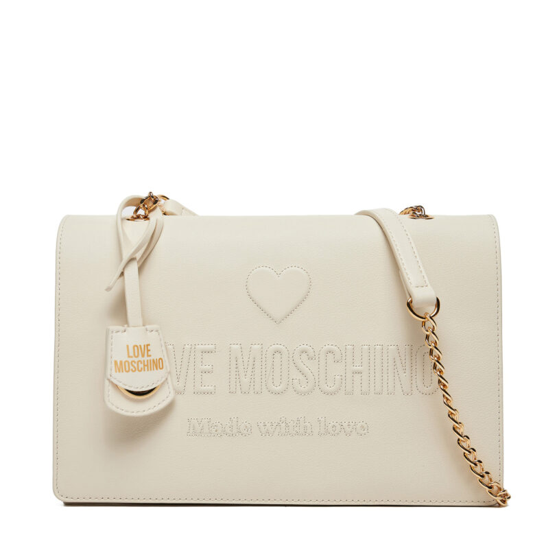 Дамска чанта LOVE MOSCHINO JC4113PP1ML1011A Екрю цвят на ниска цена