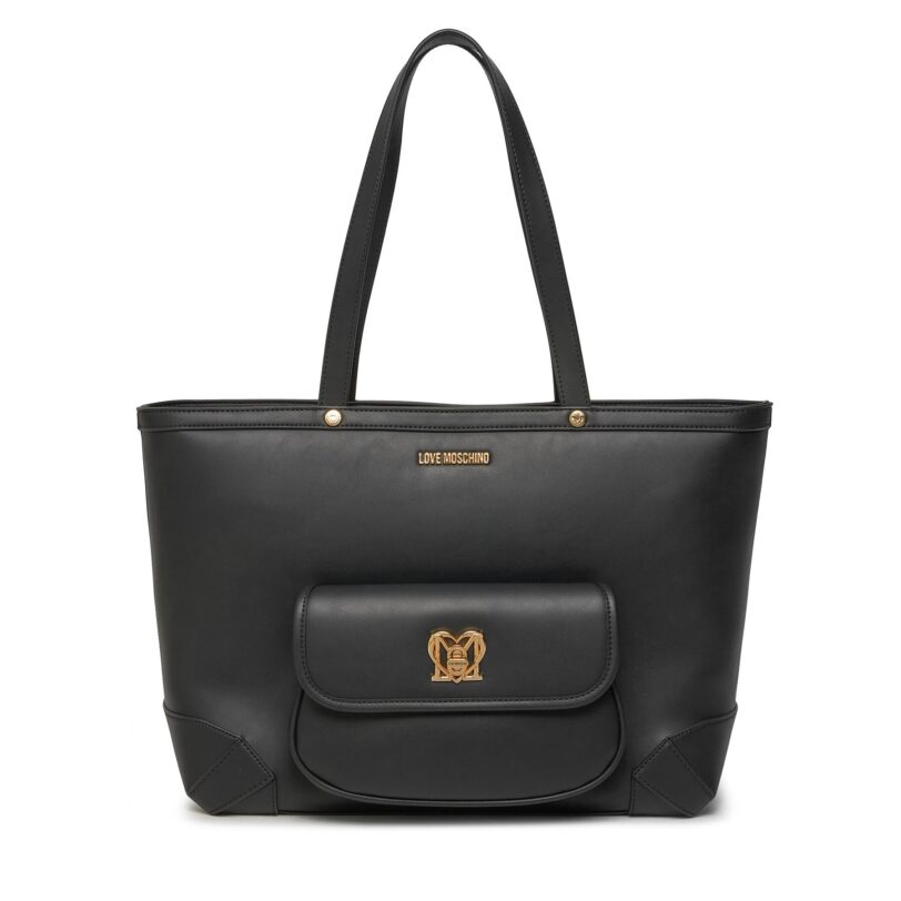 Дамска чанта LOVE MOSCHINO JC4131PP1ILM0000 Черен цвят на ниска цена