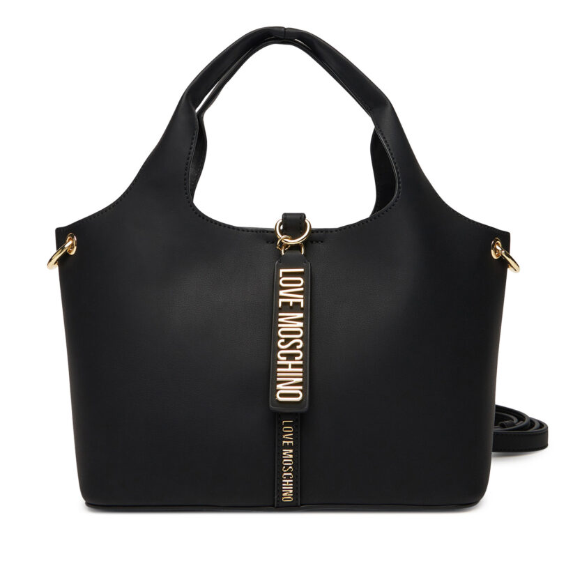 Дамска чанта LOVE MOSCHINO JC4174PP1NLV0000 Черен цвят на ниска цена