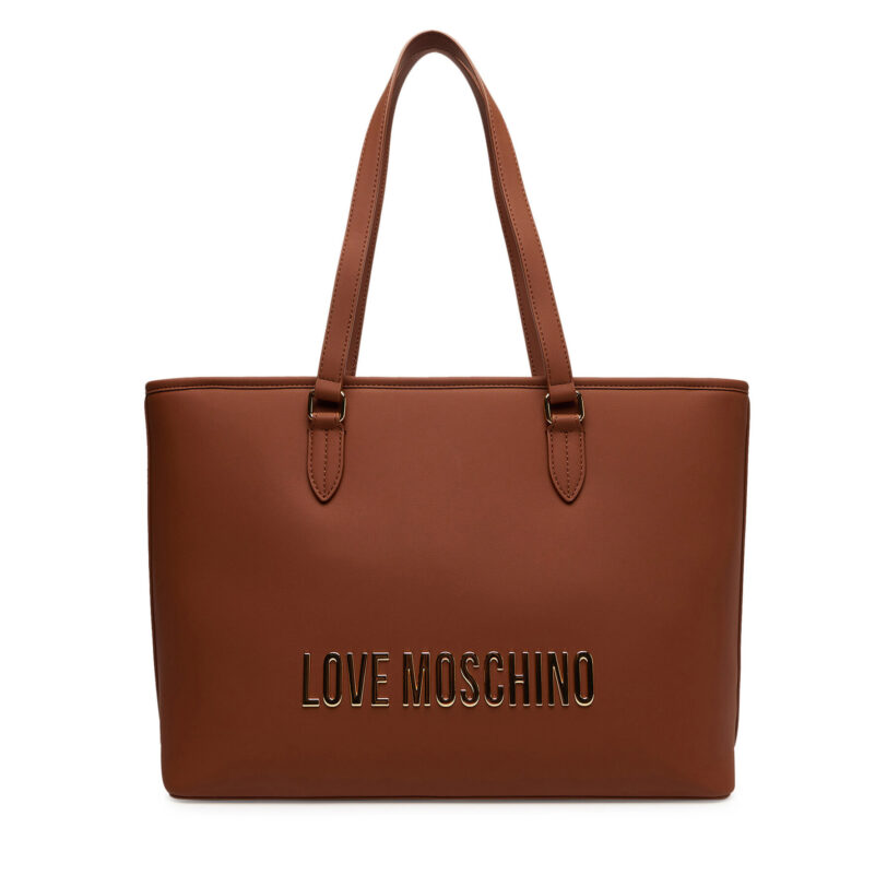 Дамска чанта LOVE MOSCHINO JC4190PP1NKD0312 Кафяв цвят на ниска цена