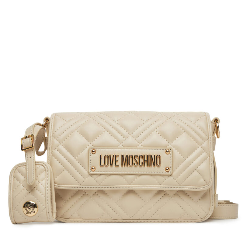 Дамска чанта LOVE MOSCHINO JC4210PP0MLA0110 Бежов цвят на ниска цена