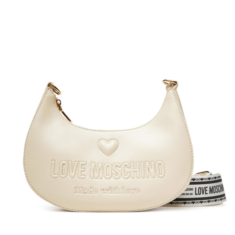 Дамска чанта LOVE MOSCHINO JC4219PP0MKF0110 Екрю цвят на ниска цена