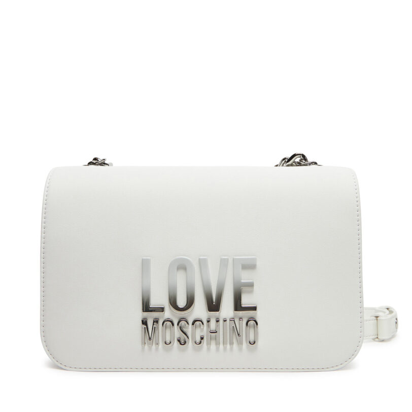 Дамска чанта LOVE MOSCHINO JC4254PP0MKD0100 Бял цвят на ниска цена