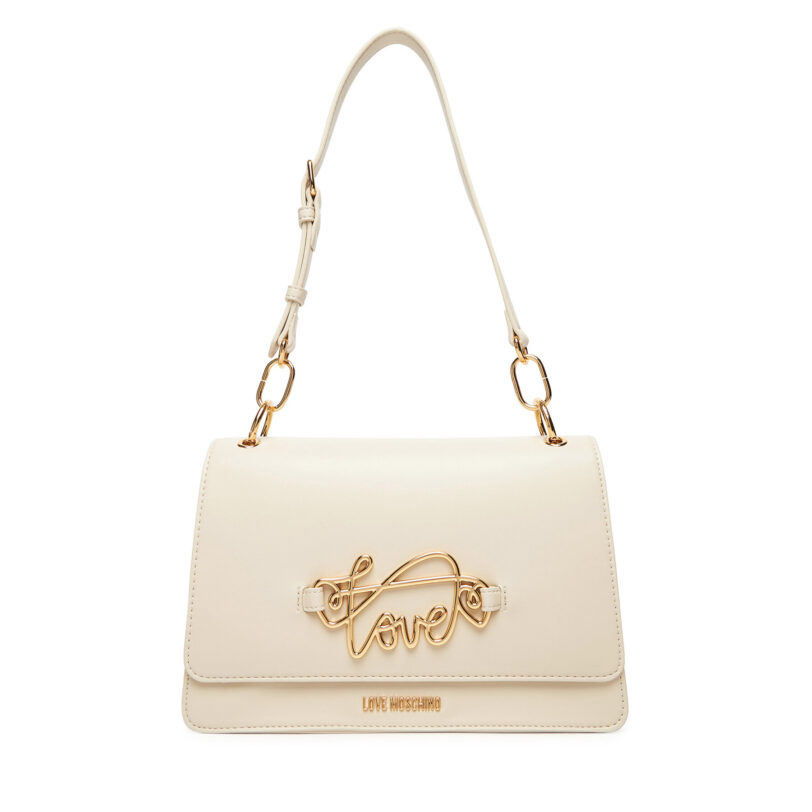Дамска чанта LOVE MOSCHINO JC4264PP0MKG0110 Екрю цвят на ниска цена