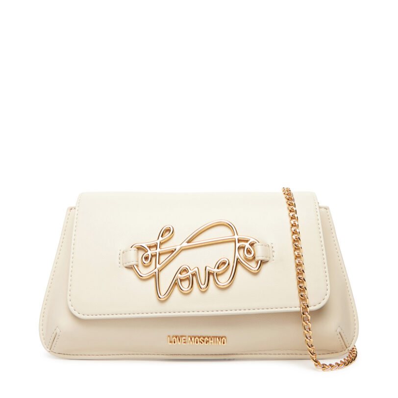 Дамска чанта LOVE MOSCHINO JC4266PP0MKG0110 Екрю цвят на ниска цена