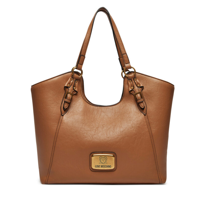 Дамска чанта LOVE MOSCHINO JC4270PP0LKB0208 Кафяв цвят на ниска цена