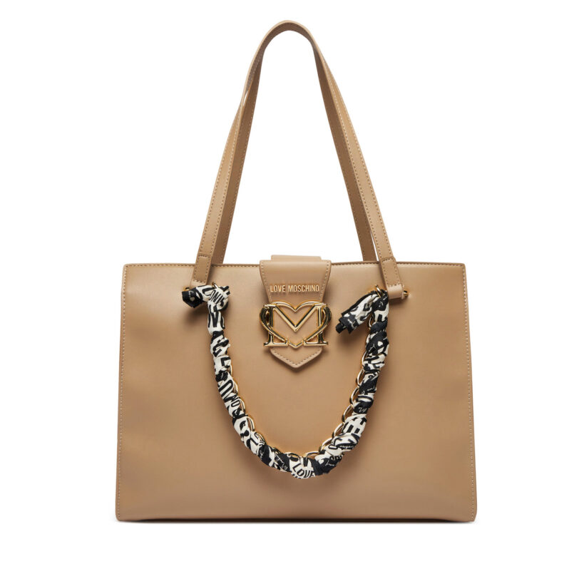 Дамска чанта LOVE MOSCHINO JC4276PP0LKC0106 Бежов цвят на ниска цена