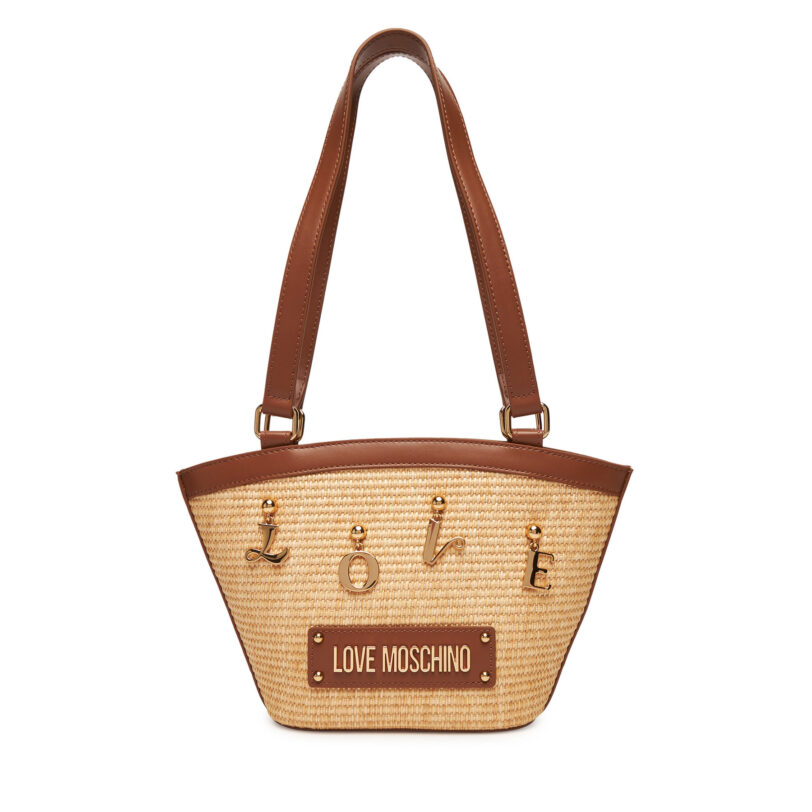 Дамска чанта LOVE MOSCHINO JC4284PP0MKN110A Кафяв цвят на ниска цена