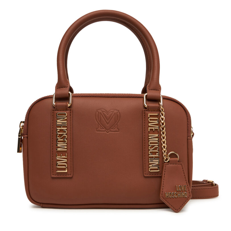 Дамска чанта LOVE MOSCHINO JC4295PP1NL1531A Кафяв цвят на ниска цена