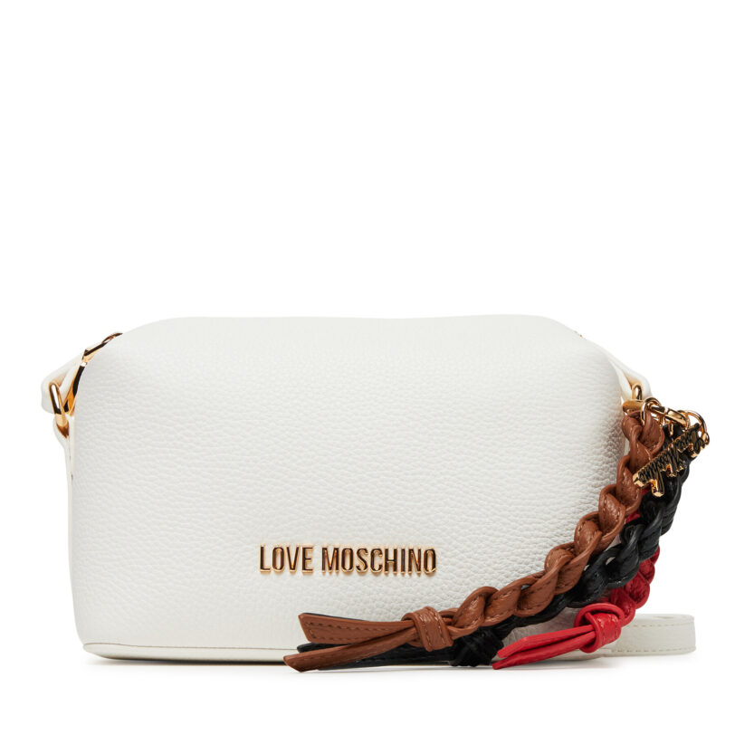 Дамска чанта LOVE MOSCHINO JC4307PP0MK1110A Бял цвят на ниска цена