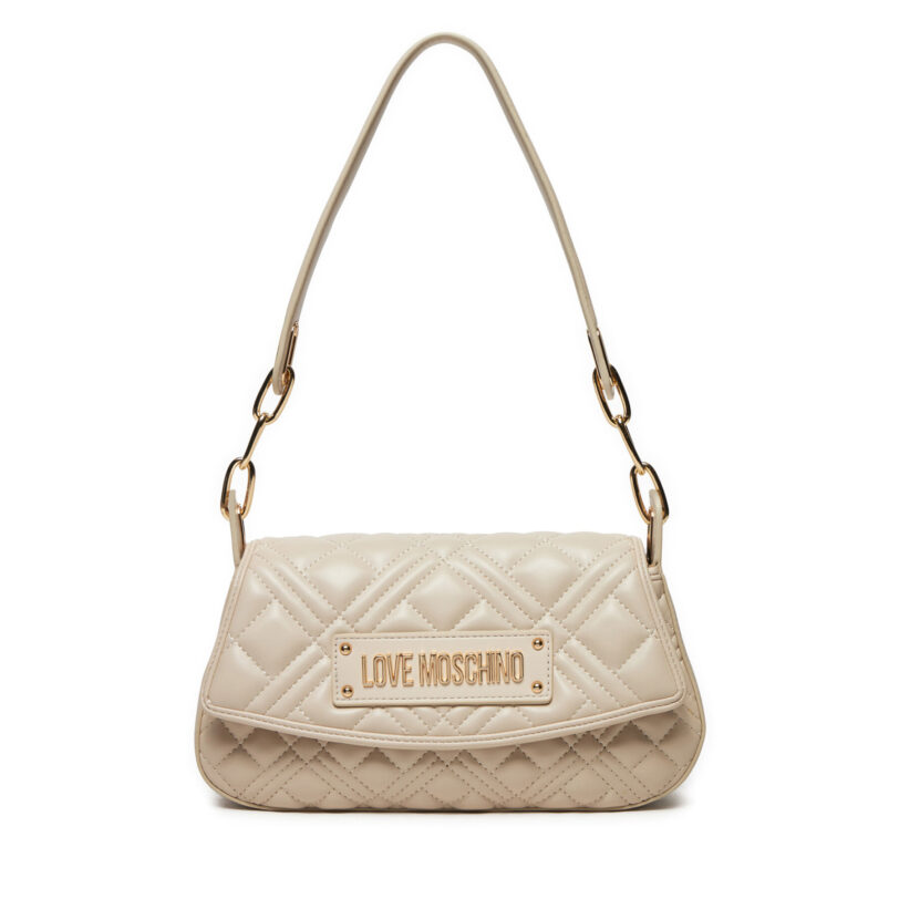 Дамска чанта LOVE MOSCHINO JC4372PP0LLA0110 Екрю цвят на ниска цена