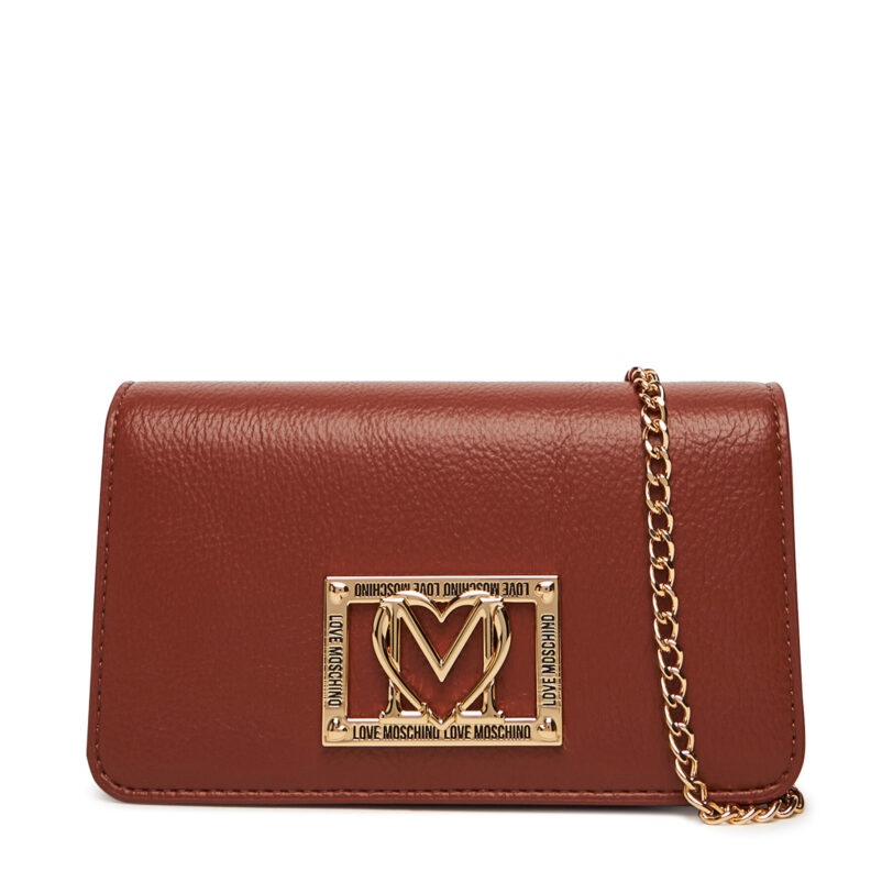 Дамска чанта LOVE MOSCHINO JC5602PP1NLI0312 Кафяв цвят на ниска цена