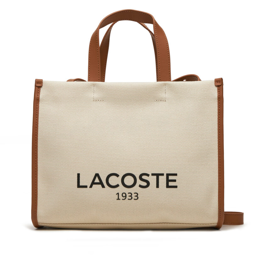 Дамска чанта Lacoste NF4641TD Кафяв цвят на ниска цена
