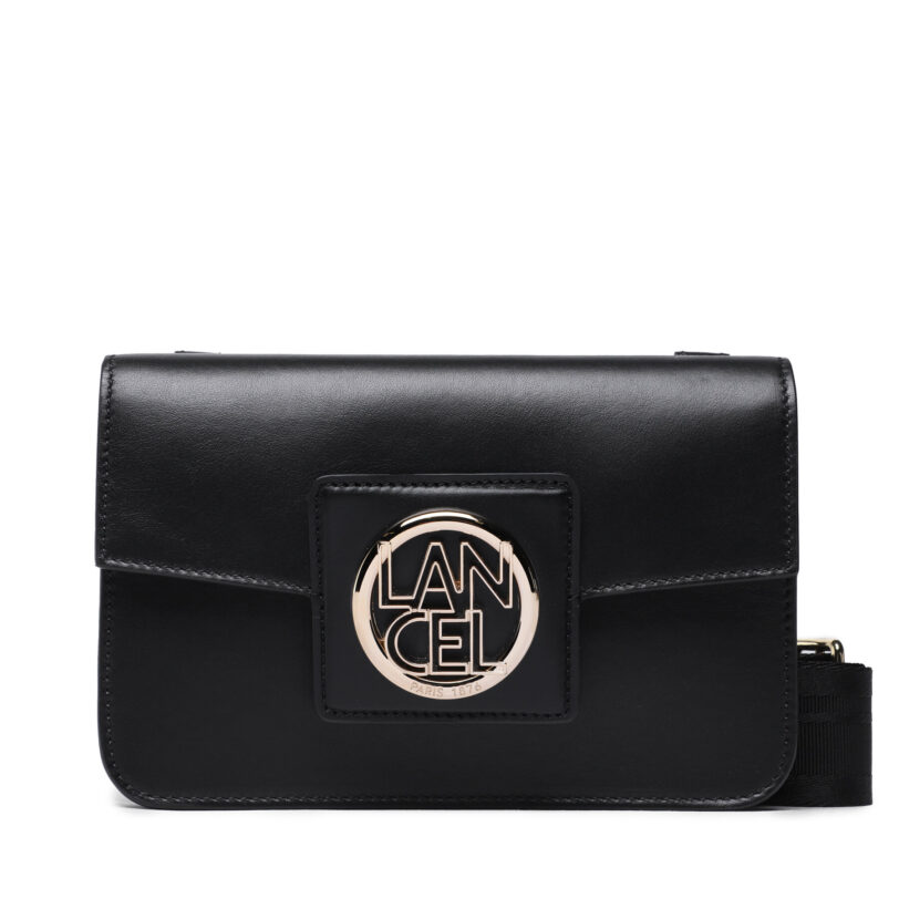 Дамска чанта Lancel Mini Nomad Crossbo A12069JDTU Черен цвят на ниска цена