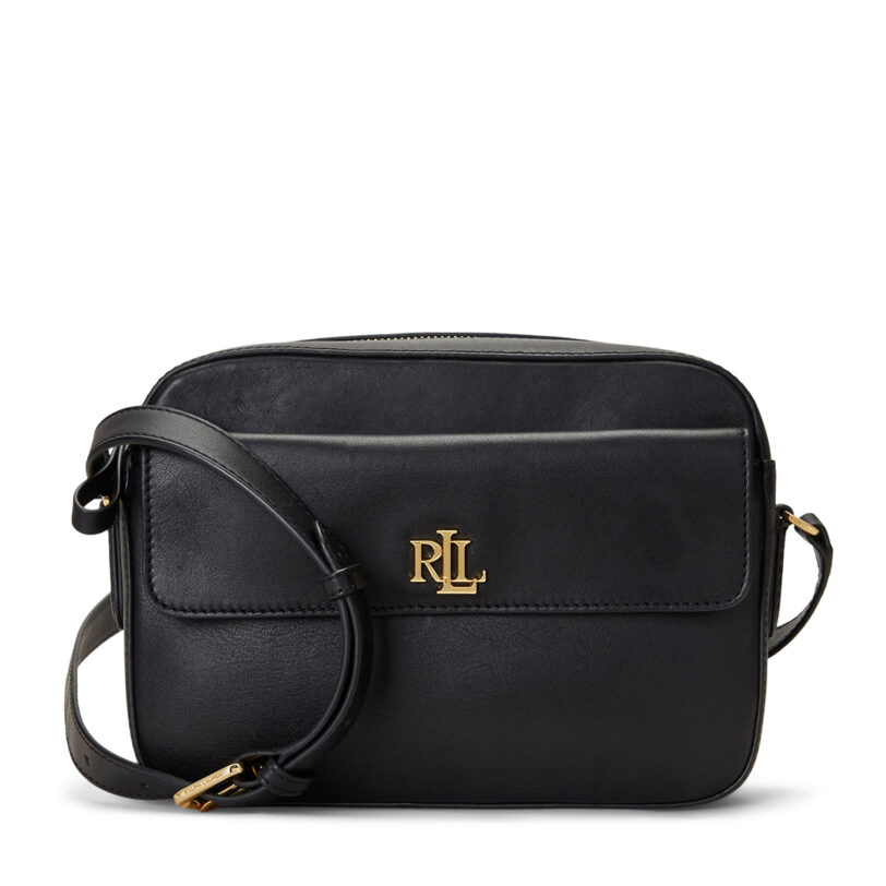 Дамска чанта Lauren Ralph Lauren 431926645001 Черен цвят на ниска цена