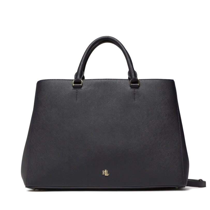 Дамска чанта Lauren Ralph Lauren Hanna 37 431898556001 Тъмносин цвят на ниска цена