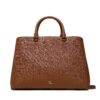 Дамска чанта Lauren Ralph Lauren Hanna 37 431898556006 Кафяв цвят на ниска цена