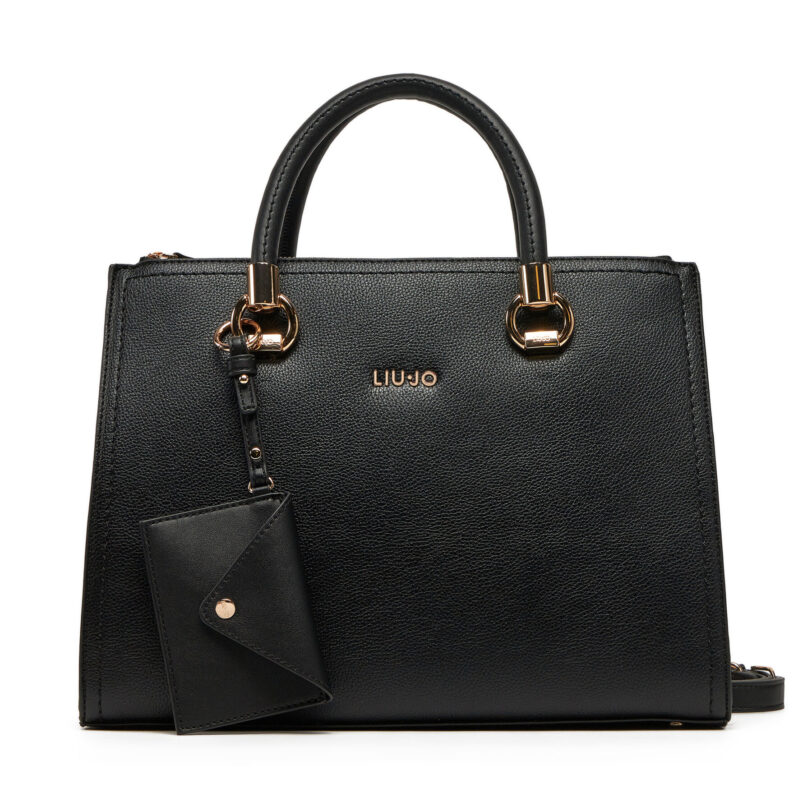 Дамска чанта Liu Jo AA5008 E0058 Черен цвят на ниска цена