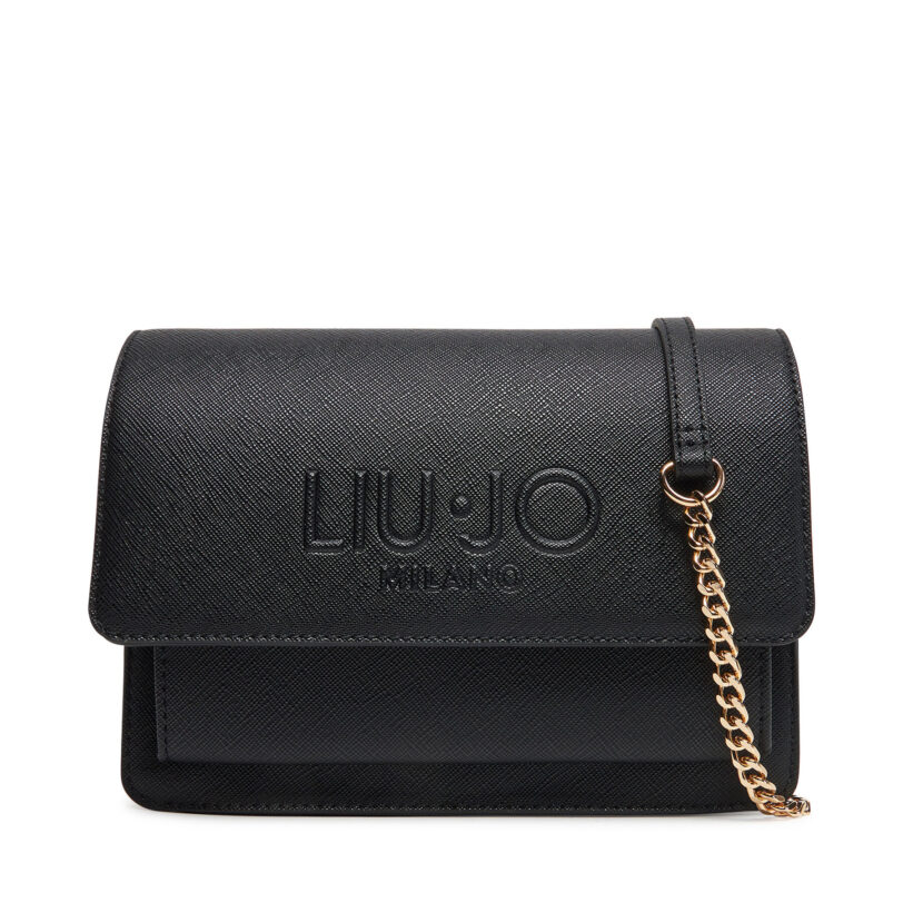 Дамска чанта Liu Jo AA5152 E0087 Черен цвят на ниска цена