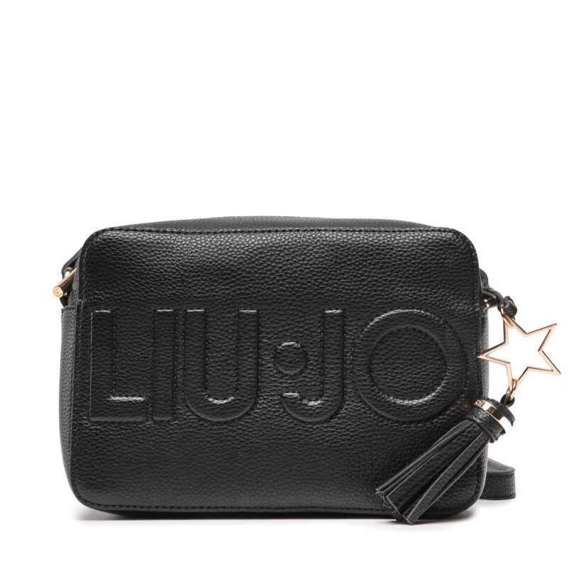 Дамска чанта Liu Jo Camera Case AXX026 E0086 Черен цвят на ниска цена