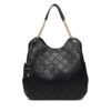 Дамска чанта Liu Jo Ecs L Satchel AF5054 E0538 Черен цвят на ниска цена