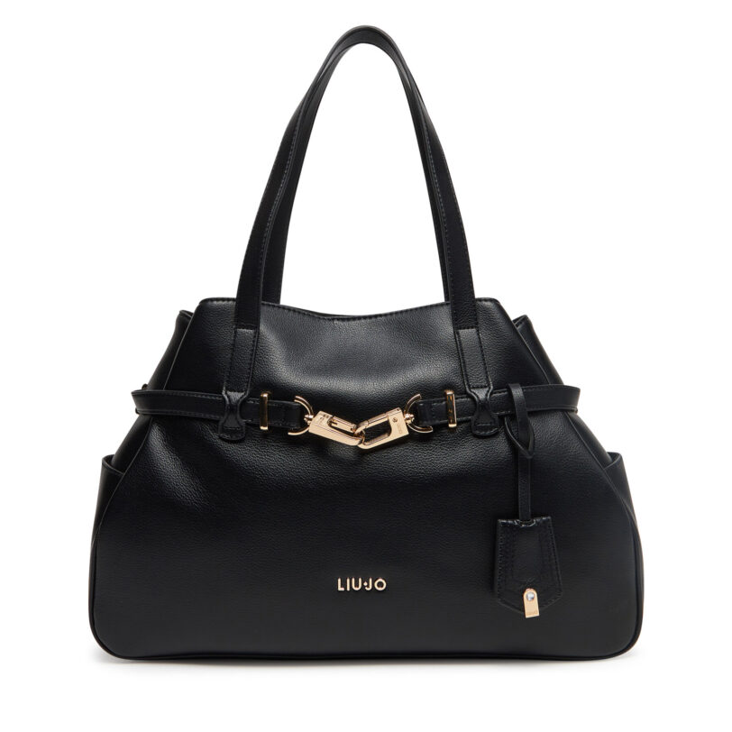 Дамска чанта Liu Jo Ecs L Tote AA5046 E0037 Черен цвят на ниска цена