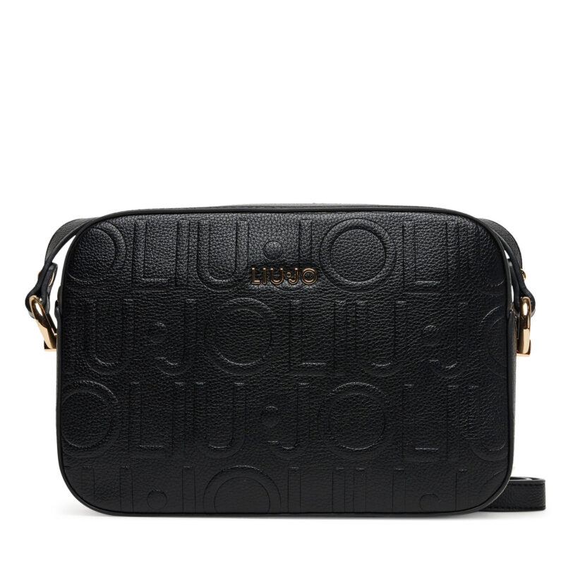 Дамска чанта Liu Jo Ecs M Camera Case AF5159 E0538 Черен цвят на ниска цена