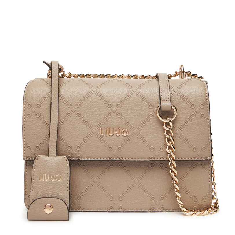 Дамска чанта Liu Jo Ecs M Crossbody AF5055 E0538 Бежов цвят на ниска цена