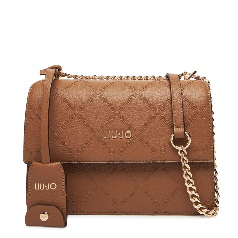 Дамска чанта Liu Jo Ecs M Crossbody AF5055 E0538 Кафяв цвят на ниска цена