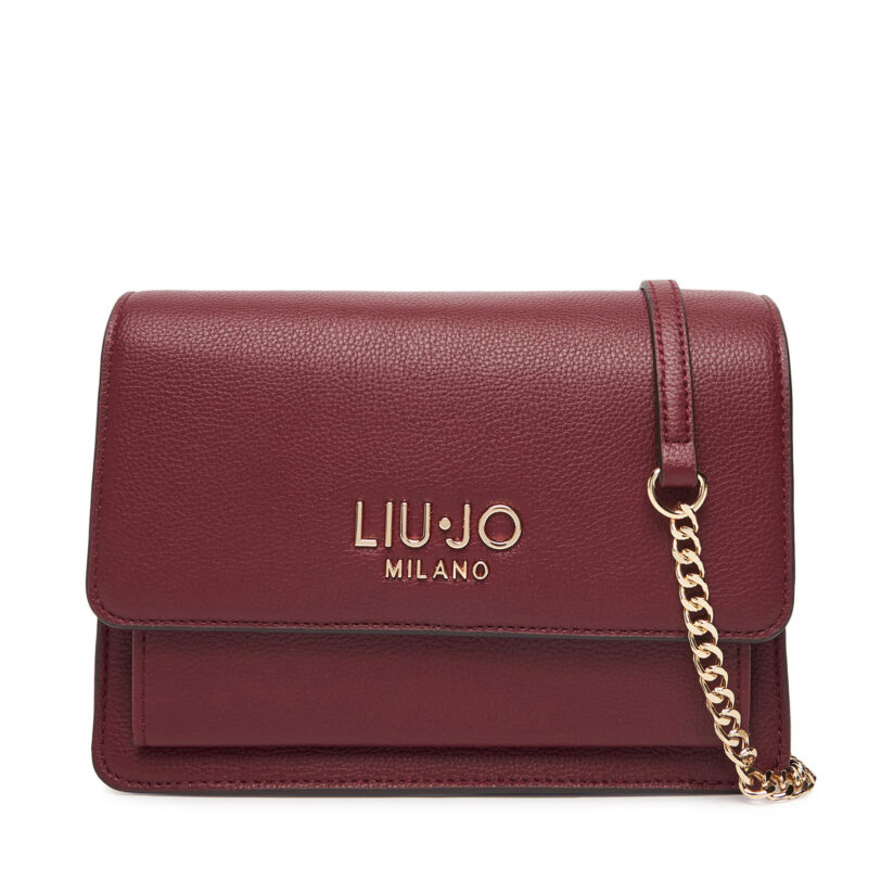 Дамска чанта Liu Jo Ecs M Crossbody AF5152 E0058 Бордо цвят на ниска цена