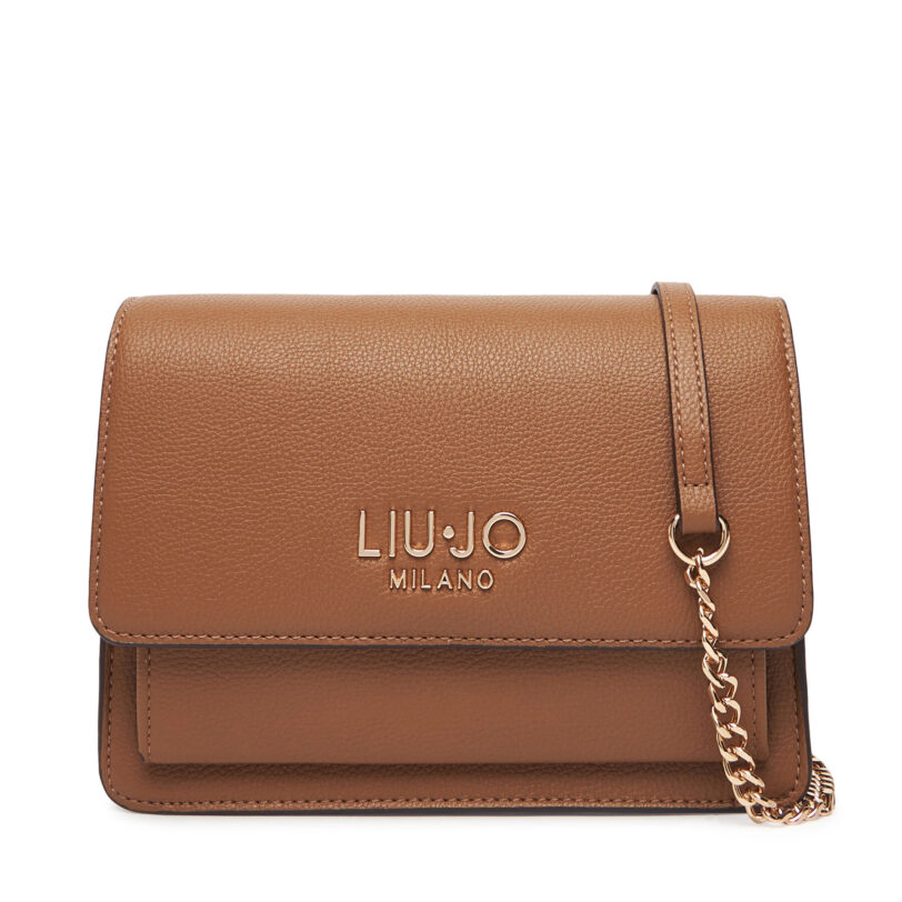 Дамска чанта Liu Jo Ecs M Crossbody AF5152 E0058 Кафяв цвят на ниска цена