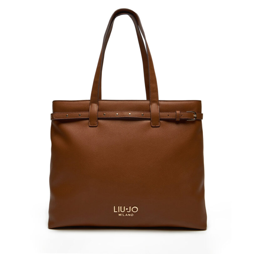 Дамска чанта Liu Jo Ecs M Tote AA5135 E0033 Кафяв цвят на ниска цена