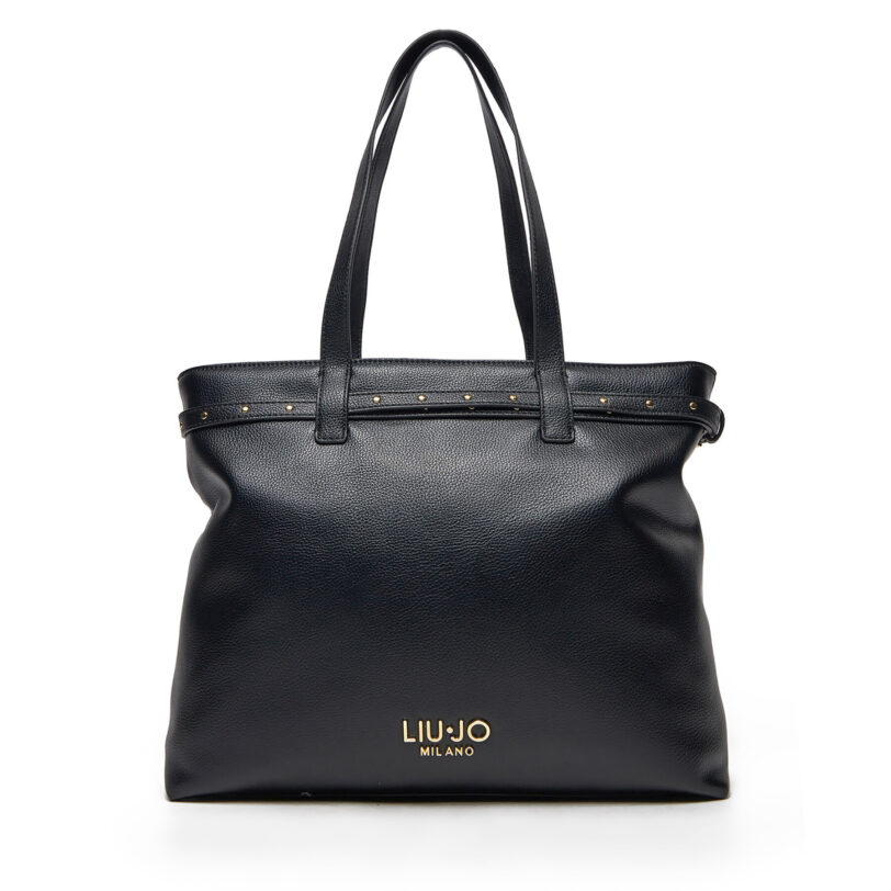 Дамска чанта Liu Jo Ecs M Tote AA5135 E0033 Черен цвят на ниска цена