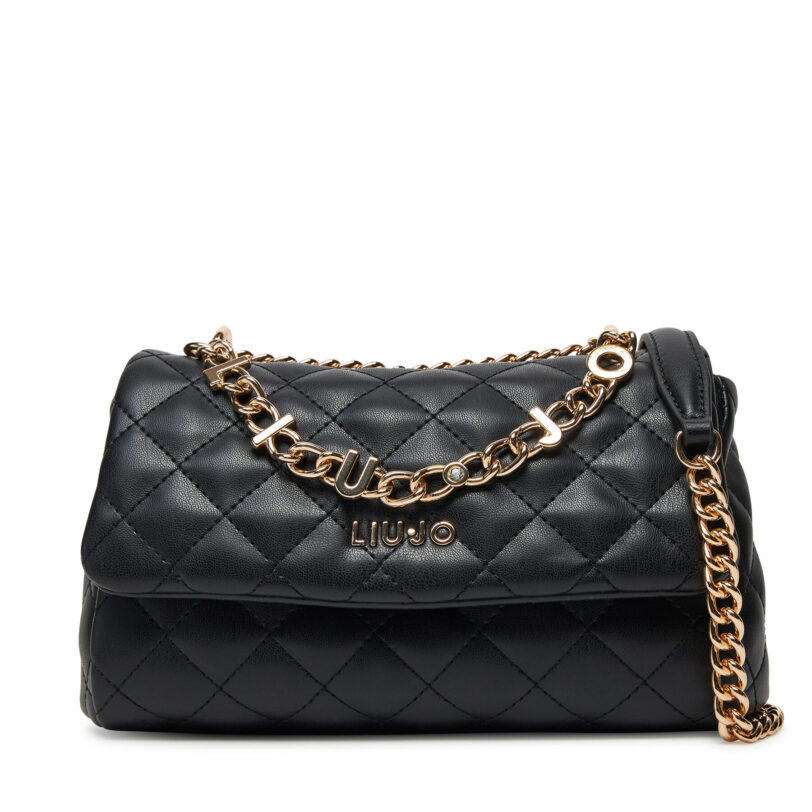 Дамска чанта Liu Jo Ecs S Crossbody AA5127 E0015 Черен цвят на ниска цена