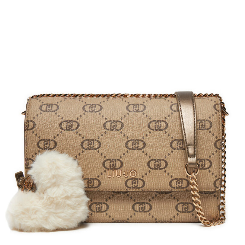 Дамска чанта Liu Jo Ecs S Crossbody AF4253 E0668 Бежов цвят на ниска цена