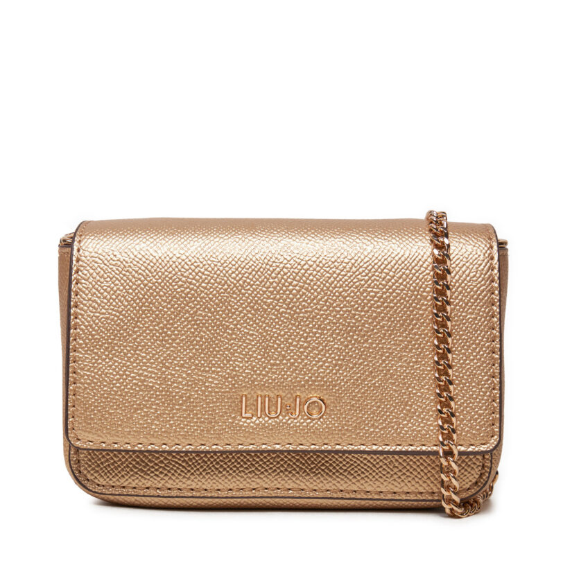Дамска чанта Liu Jo Ecs S Crossbody AF4278 E0087 Златист цвят на ниска цена