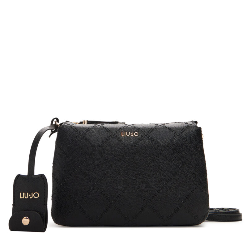 Дамска чанта Liu Jo Ecs S Crossbody AF5072 E0538 Черен цвят на ниска цена