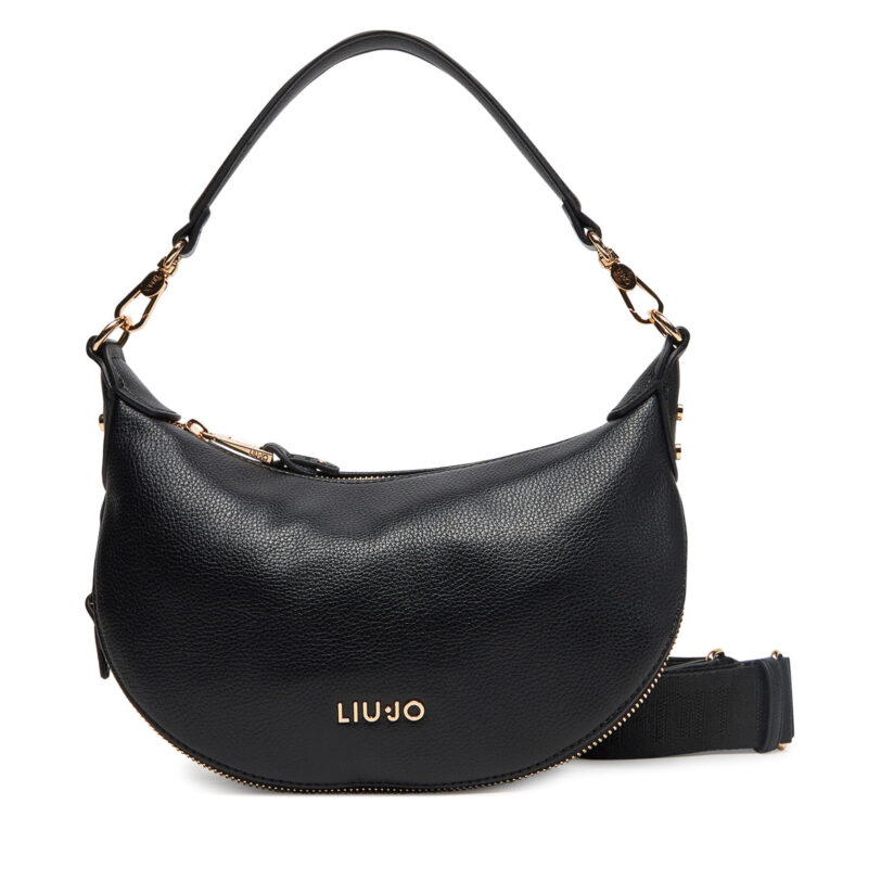 Дамска чанта Liu Jo Ecs S Hobo AA5043 E0054 Черен цвят на ниска цена