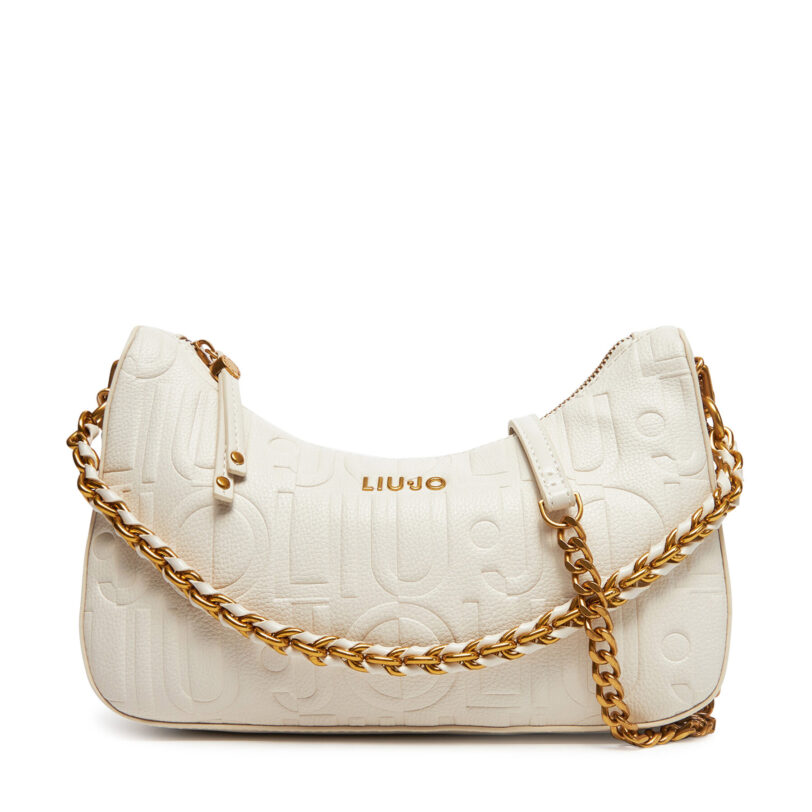 Дамска чанта Liu Jo Ecs S Hobo AA5056 E0538 Екрю цвят на ниска цена