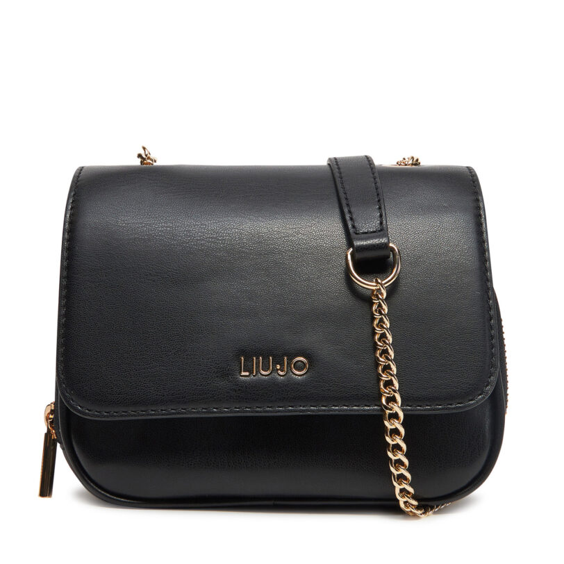 Дамска чанта Liu Jo Ecs Xs Crossbody AA5220 E0015 Черен цвят на ниска цена