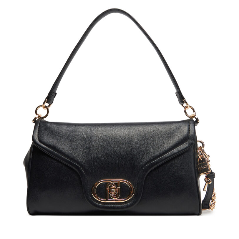 Дамска чанта Liu Jo Esc M Crossbody AA5053 E0037 Черен цвят на ниска цена