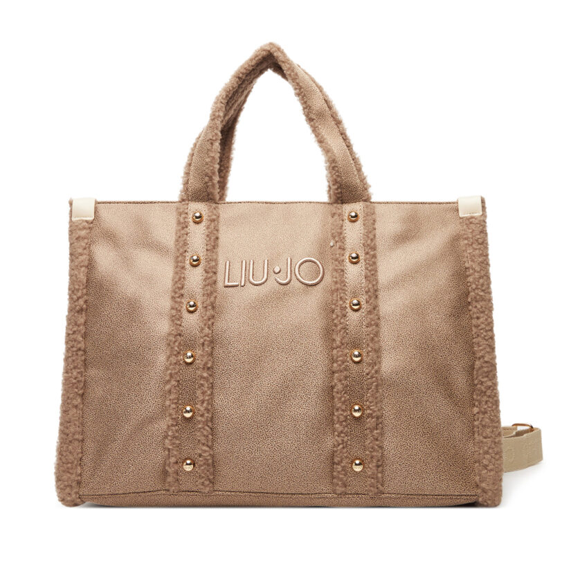 Дамска чанта Liu Jo L Tote 2F5027 E0021 Кафяв цвят на ниска цена