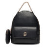 Дамска чанта Liu Jo M Backpack AF5324 E0077 Черен цвят на ниска цена