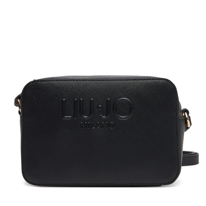 Дамска чанта Liu Jo M Camera Case AA5153 E0087 Черен цвят на ниска цена
