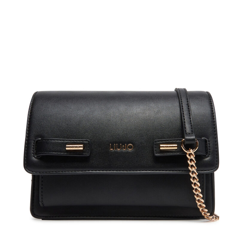 Дамска чанта Liu Jo M Crossbody AA5080 E0003 Черен цвят на ниска цена