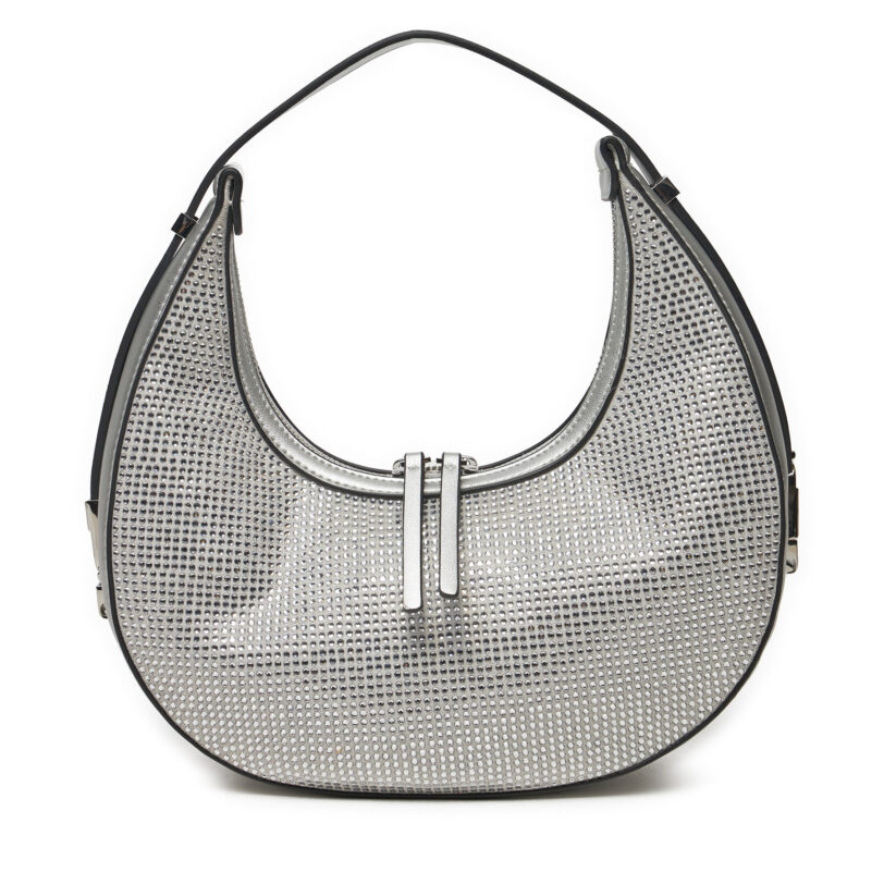 Дамска чанта Liu Jo M Hobo AF4225 E0507 Сребрист цвят на ниска цена