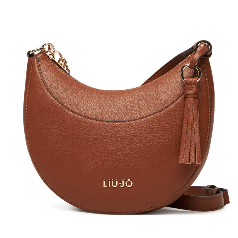 Дамска чанта Liu Jo M Hobo AF5251 E0058 Кафяв цвят на ниска цена