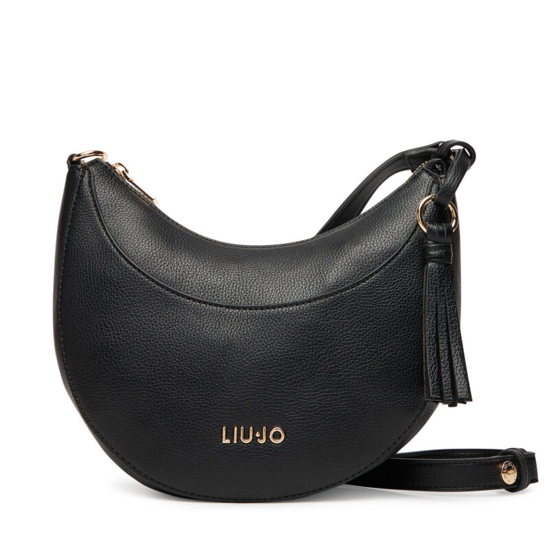 Дамска чанта Liu Jo M Hobo AF5251 E0058 Черен цвят на ниска цена