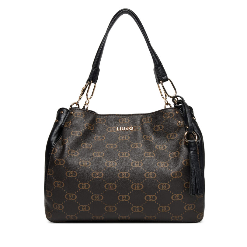 Дамска чанта Liu Jo M Satchel AF5113 E0053 Кафяв цвят на ниска цена