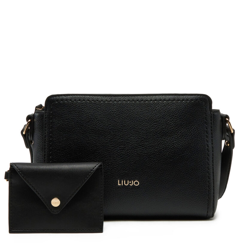 Дамска чанта Liu Jo S Crossbody AA5161 E0058 Черен цвят на ниска цена